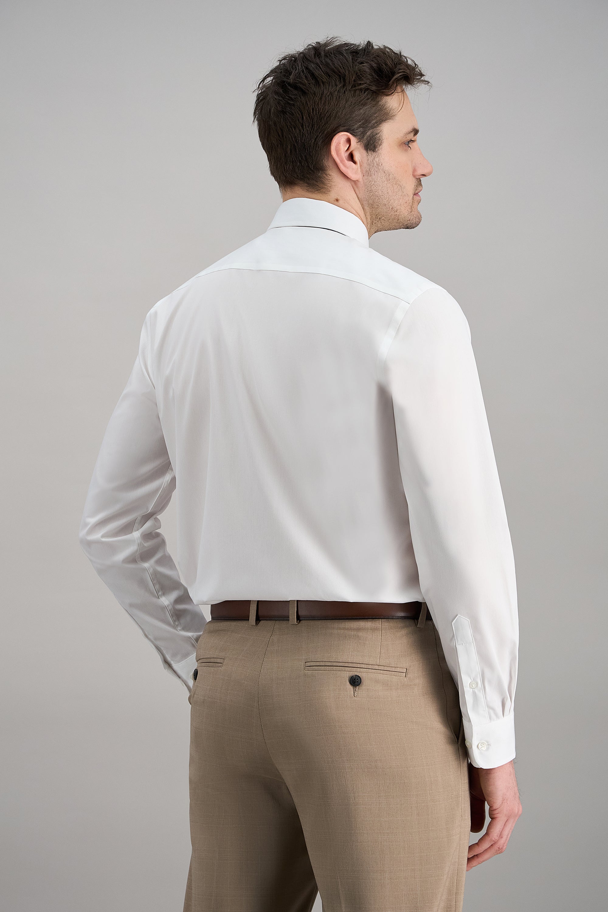 Wrinkle Free Classic Fit Dress Shirt -  color_white#color_white
