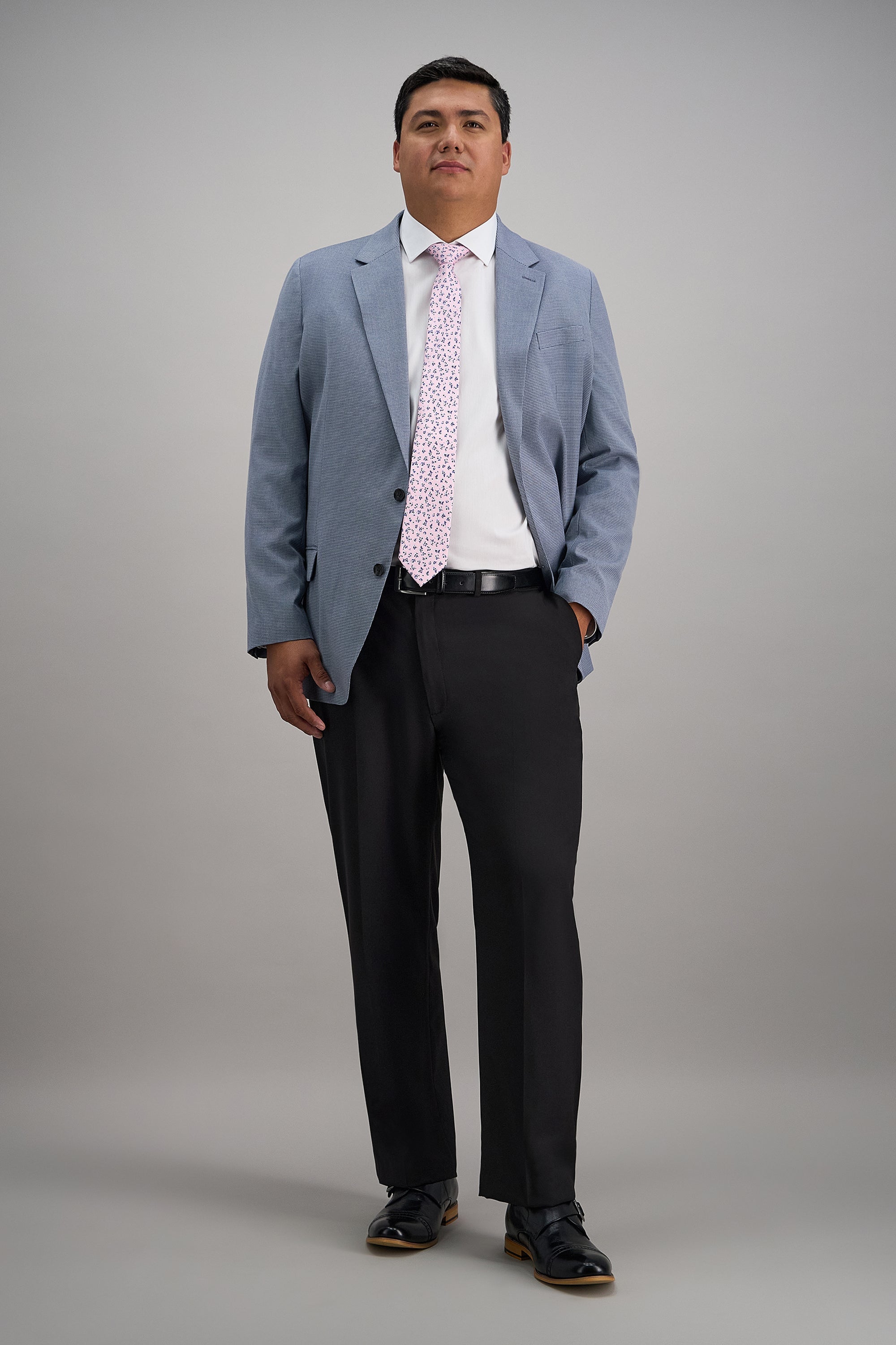 Big & Tall Wrinkle Free Classic Fit Dress Shirt -  color_white#color_white
