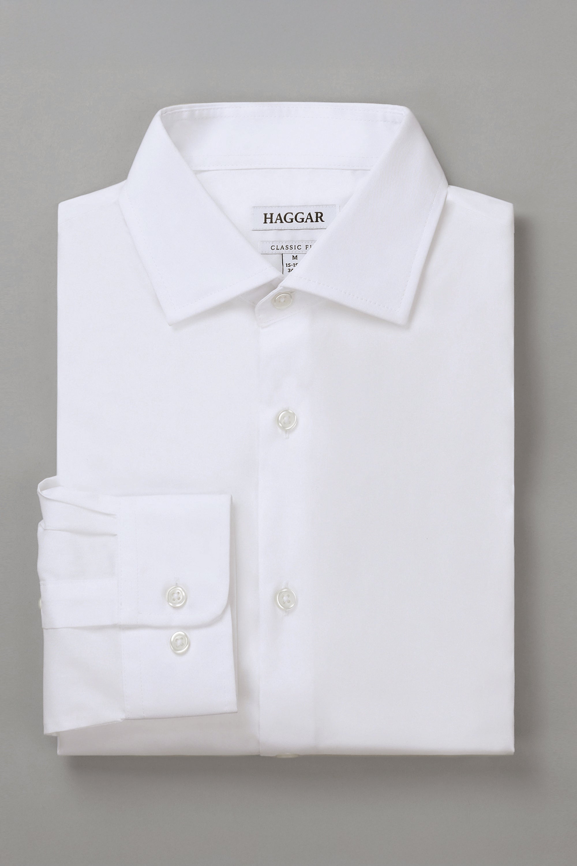 Big & Tall Wrinkle Free Classic Fit Dress Shirt -  color_white#color_white
