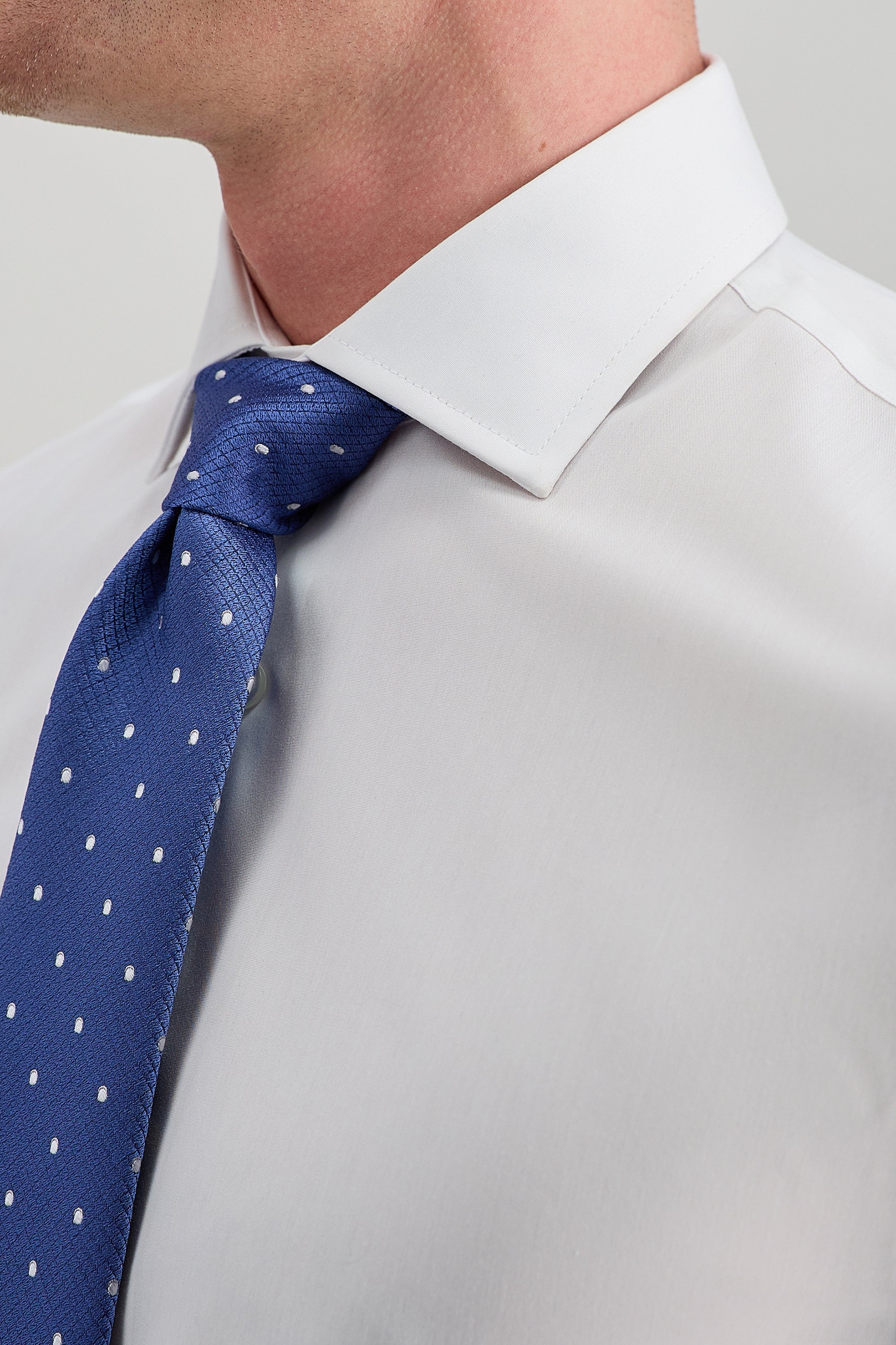 Wrinkle Free Slim Fit Dress Shirt -  color_white#color_white