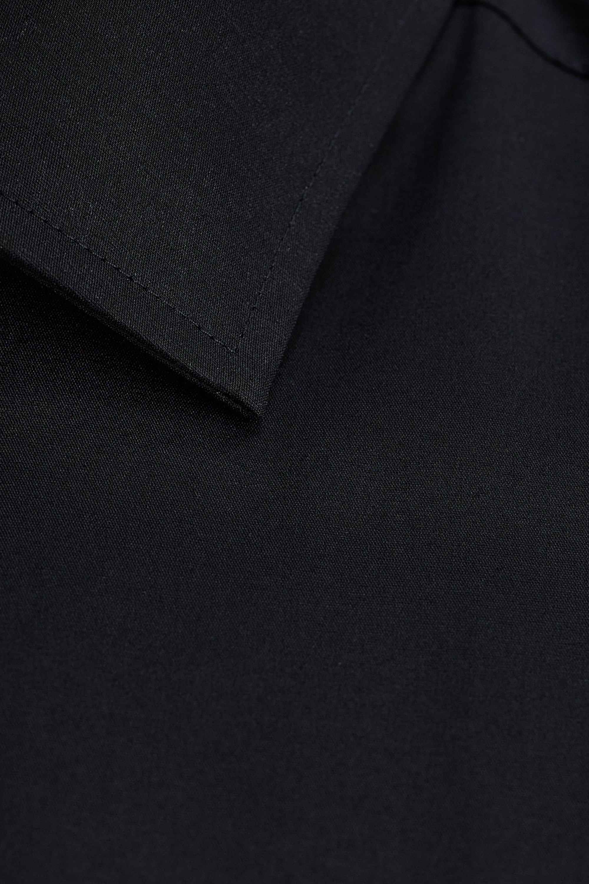 Big & Tall Wrinkle Free Classic Fit Dress Shirt -  color_black#color_black