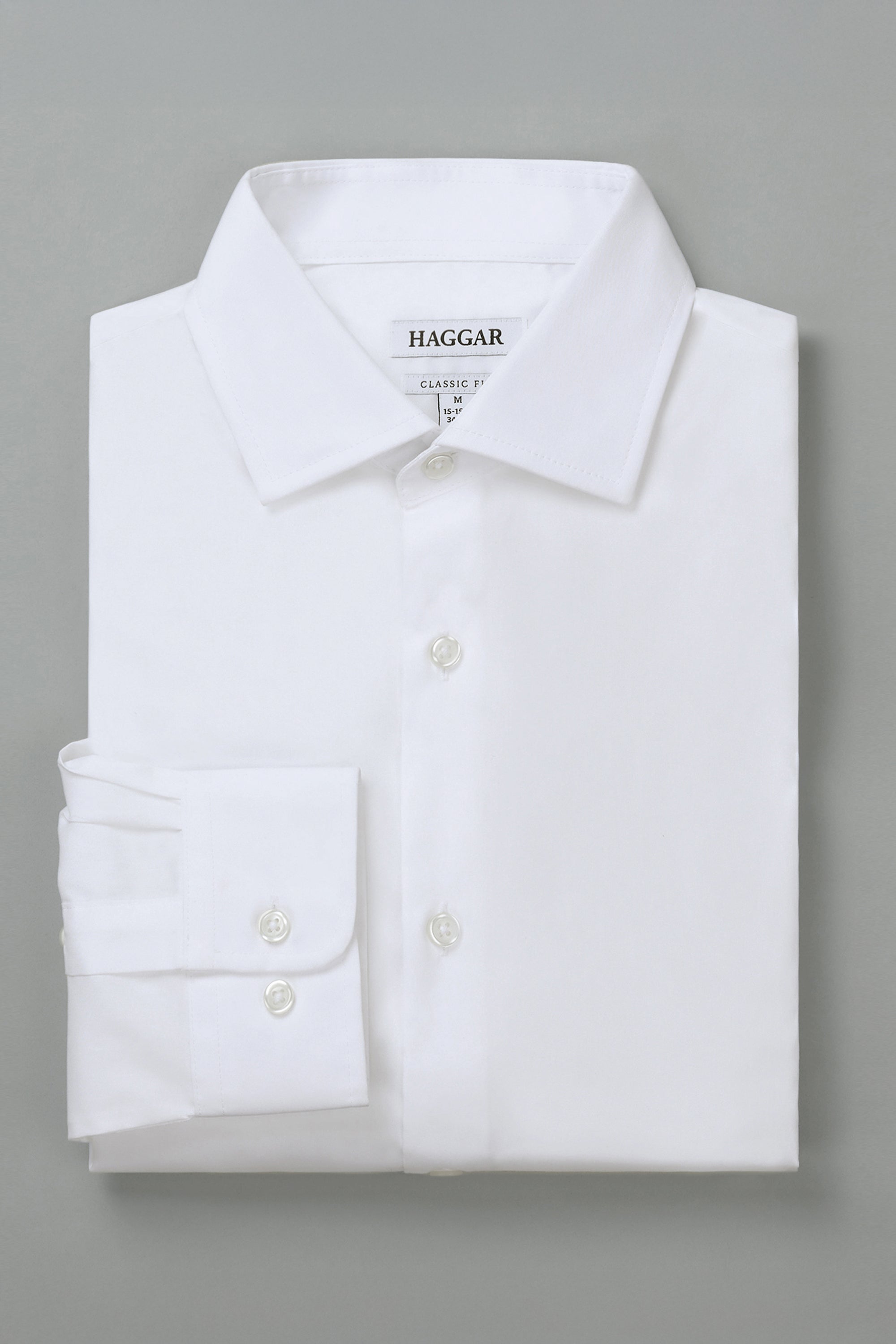 Big & Tall Wrinkle Free Classic Fit Dress Shirt -  color_white#color_white